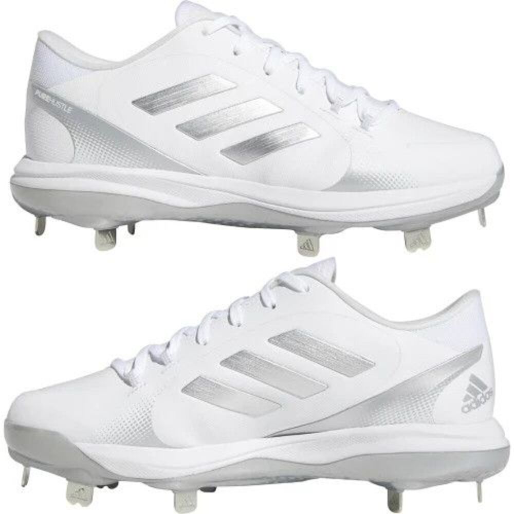 Adidas Women's FY4387 PureHustle 2 Fast Pitch Metal Softball Cleats  US 7  NWOB